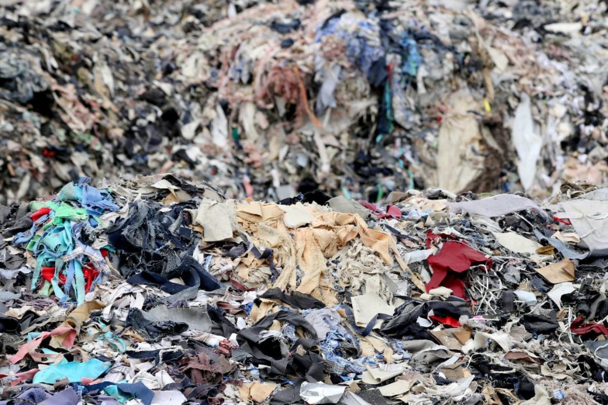 Recycled textile products prepared for distribution
